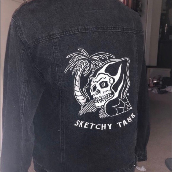 Sketchy Tank™️ Jean Jacket - Picture 2 of 2